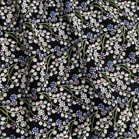 Début Floral Embroidered Midi Dress | Size 10 U.K. (Size 6 US) - Picture 5 of 8